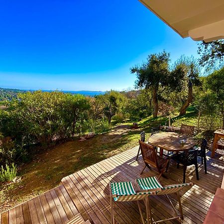 Les Restanques 1066 Jacynthe Vue Mer Grimaud Exteriér fotografie