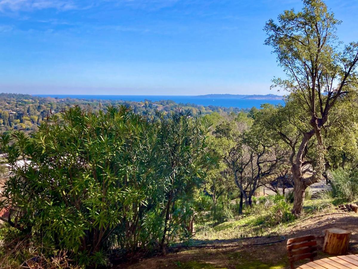 Les Restanques 1066 Jacynthe Vue Mer Grimaud Exteriér fotografie